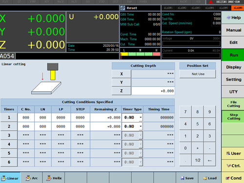 Machining Status Interface