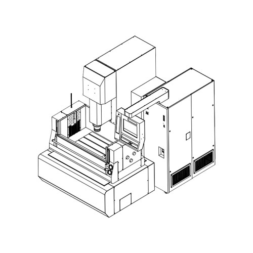 ADI450 CNC EDM Machine With High Performance For Hard Alloy Layout