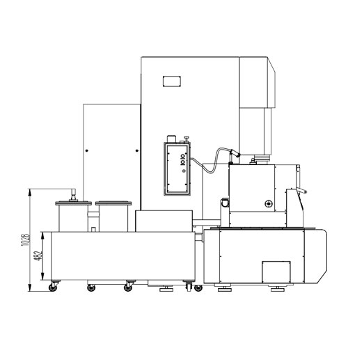 ADI450 CNC EDM Machine With High Performance For Hard Alloy Layout