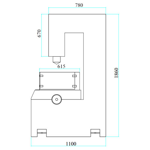 ZNC430 ZNC Electrical Discharge Machine Layout