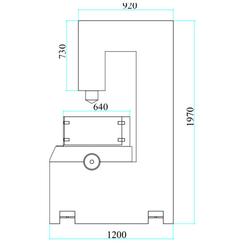 ZNC450 Electrical Discharge Machining Machine Layout