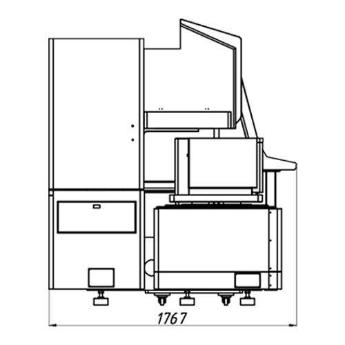 KD400ZL-A CNC EDM Wire Cut Machine X×Y=320×400mm Layout