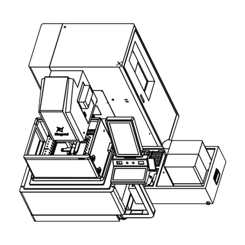 KD400ZL-A CNC EDM Wire Cut Machine X×Y=320×400mm Layout