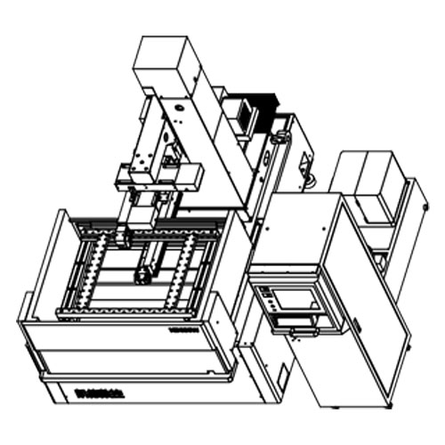 KD1000W CNC EDM Wire Cut Machine X×Y=800×1000mm Layout