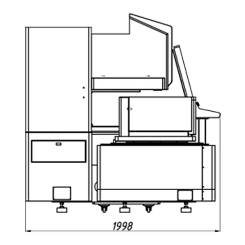 KD500ZL-A CNC EDM Wire Cut Machine X×Y=400×500mm Layout