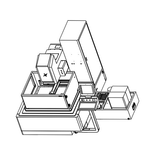 KD630GL CNC Wire Cut EDM Machine X×Y=500×630mm Layout