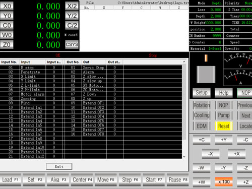 CNC EDM Drilling Machine Software