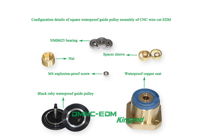 Wire Cut EDM Guide Pulley Assembly 3