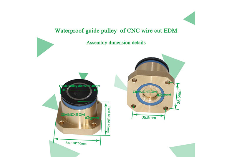 Wire Cut EDM Guide Pulley Assembly 3