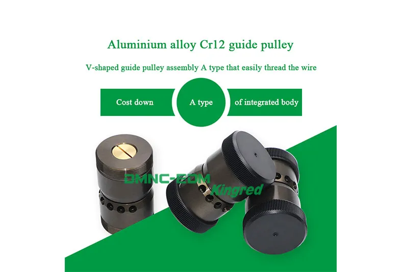 V Shape Water-Proof Guide Pulley Assembly A Type For CNC Wire Cutting EDM